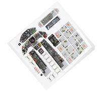 Red Fox QS-32128 1/32 F-104S ASA Starfighter 3D Acrylic Cockpit Instrument Panel (for Italeri)