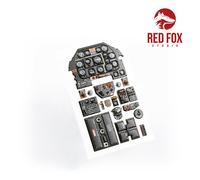 Red Fox RFS-32039 1:32 P-51K Mustang 3D Acrylic Instrument Panel
