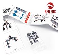 Red Fox RFS-32061 1:32 EA-18G Growler 3D Acrylic Instrument Panel