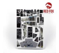 Red Fox RFS-32081 1:32 F-14A Tomcat 3D Acrylic Instrument Panel