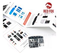 Red Fox RFS-35010 1:35 CH-47F Chinook 3D Acrylic Instrument Panel