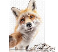 Red Fox Selfie Puzzles 1000 Pieces for Teenagers Gifts Puzzle for Adults And Teenager Educational Game Challenge Toy 1000pcs (75x50cm)