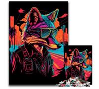 Red Fox Spy Gangster Jigsaw Puzzles for Adults 1000 Puzzles for Adults for Teenagers & Teens, Ideal Birthday 26X38CM/10.23x14.96inch