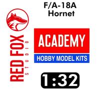 Red Fox Studio 3D Printed Instrument Panel Set ACADEMY model 1:32 Decal Range