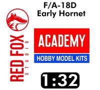 Red Fox Studio 3D Printed Instrument Panel Set ACADEMY model 1:32 Decal Range