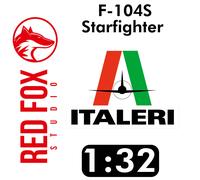 Red Fox Studio 3D Printed Instrument Panel Set ITALERI Model 1:32 Decal Range