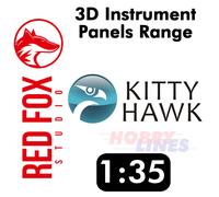 Red Fox Studio RFS-35043 1:35 Sikorsky SH-60F Ocean Hawk 3D Acrylic Instr. Panel