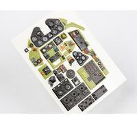 Red Fox Studio RFS-24002 1:24 Grumman F6F-5 Hellcat 3D Acrylic Instrument Panel