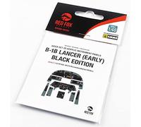 Red Fox Studio Sprue Brothers 1:48 Quick Set Acrylic Instrument Panel - B-1B Lancer Early Black Edition (REV kit), RFSQS48124