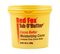 Red Fox Tub O' Butter Cocoa, Moisturizing Creme 10.5 oz Pack of 4