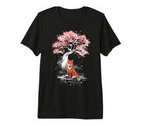 Red Fox Under the Tree Premium T-Shirt