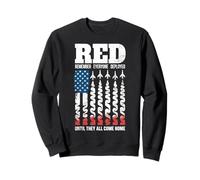 Red Friday Deployed Military Family Spouse Soldier Support Sweatshirt