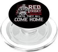 Red friday military shirts until they all come home soldiers PopSockets PopGrip for MagSafe