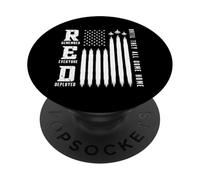 Red Friday Remember Everyone Deployed Military American Flag PopSockets Adhesive PopGrip