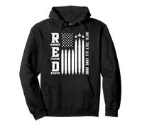 Red Friday Remember Everyone Deployed Military American Flag Pullover Hoodie