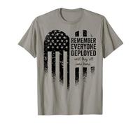 Red Friday Remember Everyone Deployed Military American Flag T-Shirt