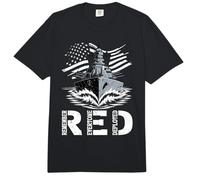 RED Friday Remember Everyone Deployed RED Comfort Colors Adult Heavyweight T-Shirt