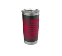 Red Friday Support Our Troops Patriotic Pride Military Stainless Steel Insulated Tumbler