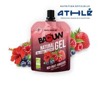 Red fruit-hibiscus energy gel Baouw 85 g