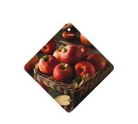 Red Fruit In A Basket Printing Fashion Car Air Freshener Cards 10 Pcs Car Scented Hanging Sheets