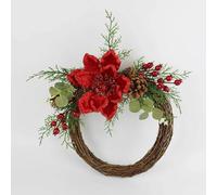 Red Fruit Magnolia Vine Pine Branch Pendant