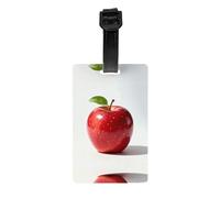 Red Fruits Print Luggage Tags for Suitcases, Personalized Travel Accessories with PVC Tags for Luggage