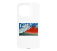 Red Fujisan In Clear Weather Japan Landscape Art Print Case for iPhone 15 Pro