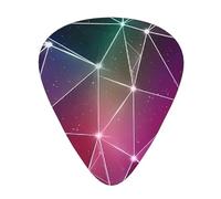 Red Galaxy Constellation Guitar Picks Set-Premium Abs Material,Various Thicknesses-Enhance Your Playing Experience