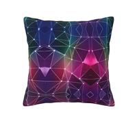 Red Galaxy Constellation Print Convenience Decor Throw Pillow Covers Cushion Cases Holiday Home All-Season Use