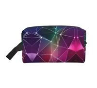 Red Galaxy Constellation Print Storage Bag â€“ Large Travel Cosmetic Makeup Bags, Portable Pouch Organizer for Toiletries, Accessories