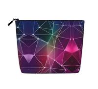Red Galaxy Constellation Print Toiletry Bag Cosmetic Bag Large Capacity Travel Makeup Bag for Women for Daily Use Travel