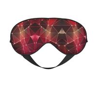Red Galaxy Constellation Printing Versatile Rest Helper, Soft Sleep Eye Mask Double-Sided for Yoga,Camping,Soft Sleep Eye Mask