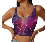 Red Galaxy Constellation Women's Sports Vest Outdoor Leisure Hiking Comfortable Lightweight Elastic Gym Shirt