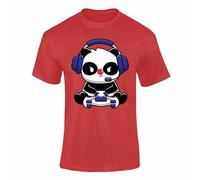 Red Gaming Family T-Shirt Matching Unisex Tee Top for Kids & Adults - Charity Support Red 5-6 Years