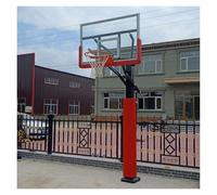 Red Garage Post Protector - 1.5m Wraparound Safety Cover for Play Areas & Basketball Posts - Square Cushion Pad (45x45 cm) - Ideal for Basements & Kids' Protection