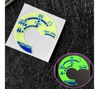Red Gel Key Cover Sticker for Jog i125 Plus Bike(blue)