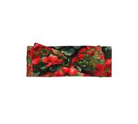 Red geraniums Baby bow headband, good elasticity, keep baby warm, make your baby more lovely