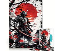 Red Ghost Samurai 1000 Piece Jigsaw Puzzles for Adults Teenagers Solid Logic Toy Quiet Fun Precision Cut Santa Wish Pick (38x52cm)