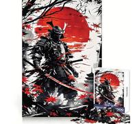 Red Ghost Samurai 1000 Piece Jigsaw Puzzles for Teenagers Jigsaw Enhance Memory Cozy Relax Firm Cut Festive Gift (38x26cm)