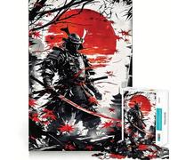 Red Ghost Samurai 1000 Piece Jigsaw Puzzles for Teenagers Jigsaw Enhance Memory Cozy Relax Firm Cut Festive Gift (38x26cm)