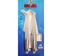 Red Gill Iwashi Swim Bait Lures (Diamond White, 6 inch)