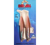 Red Gill Iwashi Swim Bait Lures (Wagasaki, 4 inch)