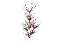 Red Glitter Firework Christmas Spray - 74 cm Decorative Stem for Wreaths & Garlands
