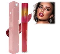 Red Glitter Lipstick Lip Gloss,Metallic Lipstick Red Lip Gloss,Shimmering Lipgloss,Glitter Lip Gloss,Metallic Diamond Glossier Shimmer Sparkly Liquid Lipstick,Lipsticks for Women Long Lasting,03#