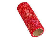 Red Glitter Mesh Roll, Iridescent Tulle Fabric Roll, Sparkle Netting Fabric for DIY Crafts Gift Wrapping, 15cm*10 Yards