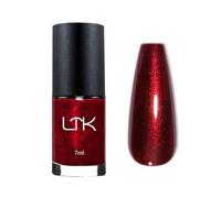 Red Glitter Nail Polish - Christmas Shimmer Wine Red Nail Varnish - Quick Dry Diamond Burgundy Nail Polish - Long Lasting & Chip Resistant Breathable Nail Paint for Women DIY Salon Nail Art 7ml