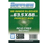 Red Glove - 100 Sapphire Sleeves Dark Green 63.5 x 88 Perfect Fit SPDARKGREEN
