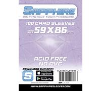 Red Glove - 100 Sapphire Sleeves Lilac 59x86 SPLILLA Size Yu-Gi-Oh