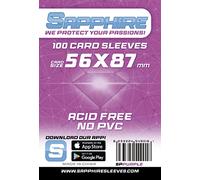 Red Glove - 100 Sapphire Sleeves Purple 56 x 87 SPPURPLE