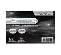 Red Glove Sapphire Card Sleeves Black 70 x 70 mm - Pack of 100